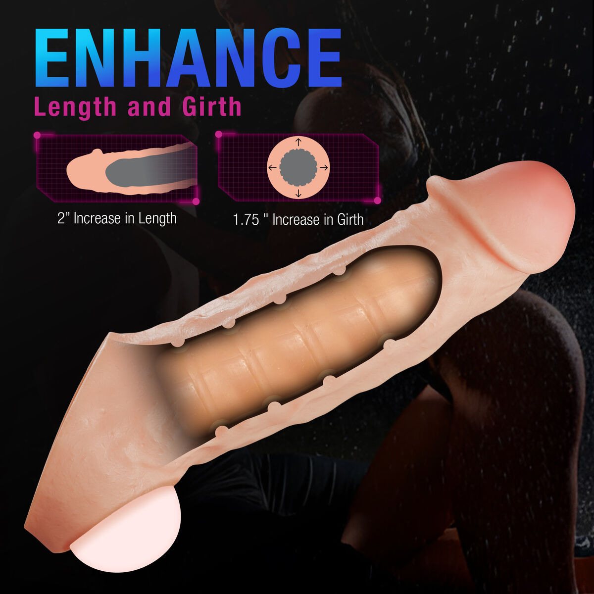 Penis-Hülle Blush Performance Plus Fleisch